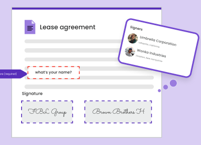 real estate document automation signing